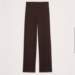 šBanana Republic Viscose Pant 2024 Ponte Straight Everywhere Ankle Brown Sz M
